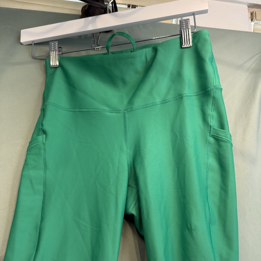 Athleta Interval Stash 7/8 Tight Legging Women's Gym Green, Size Small P - Picture 2 of 7